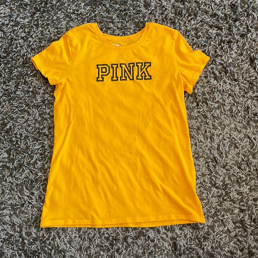 Victoria’s Secret Pink yellow tee